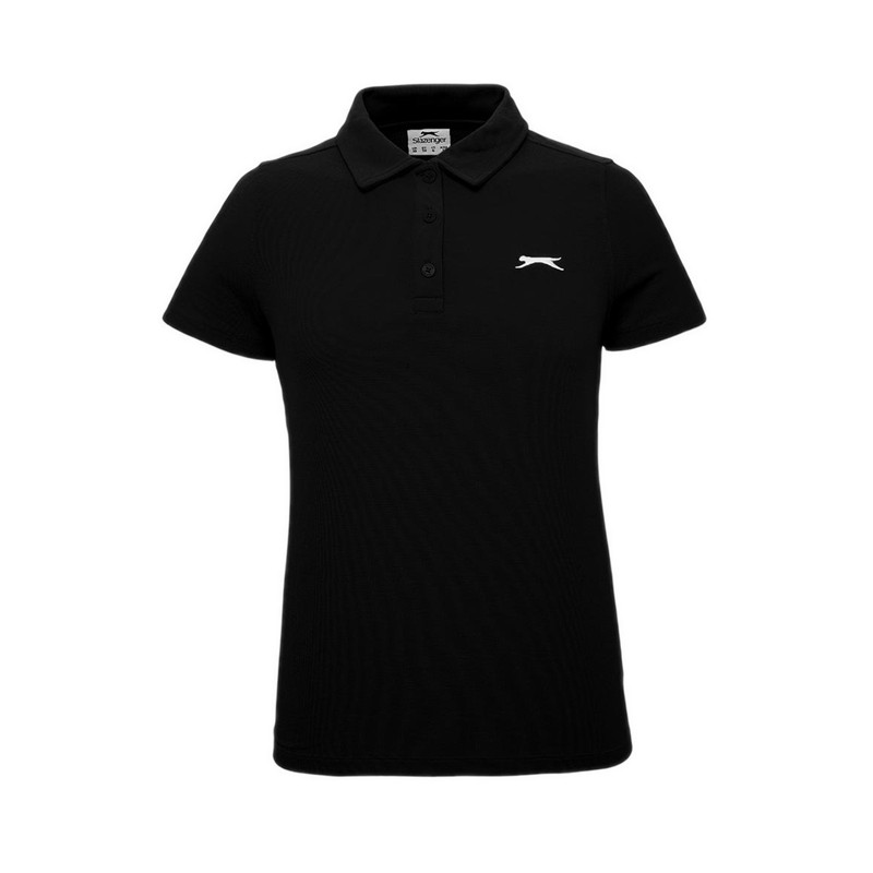 Slazenger Pique Women's Polo Shirt - Black