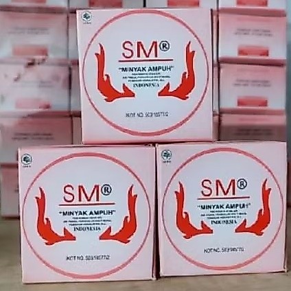 SM minyak ampuh SM Minyak Ampuh Original | Salep Merah Krim Oles Herbal Serbaguna | Cream Merah SM