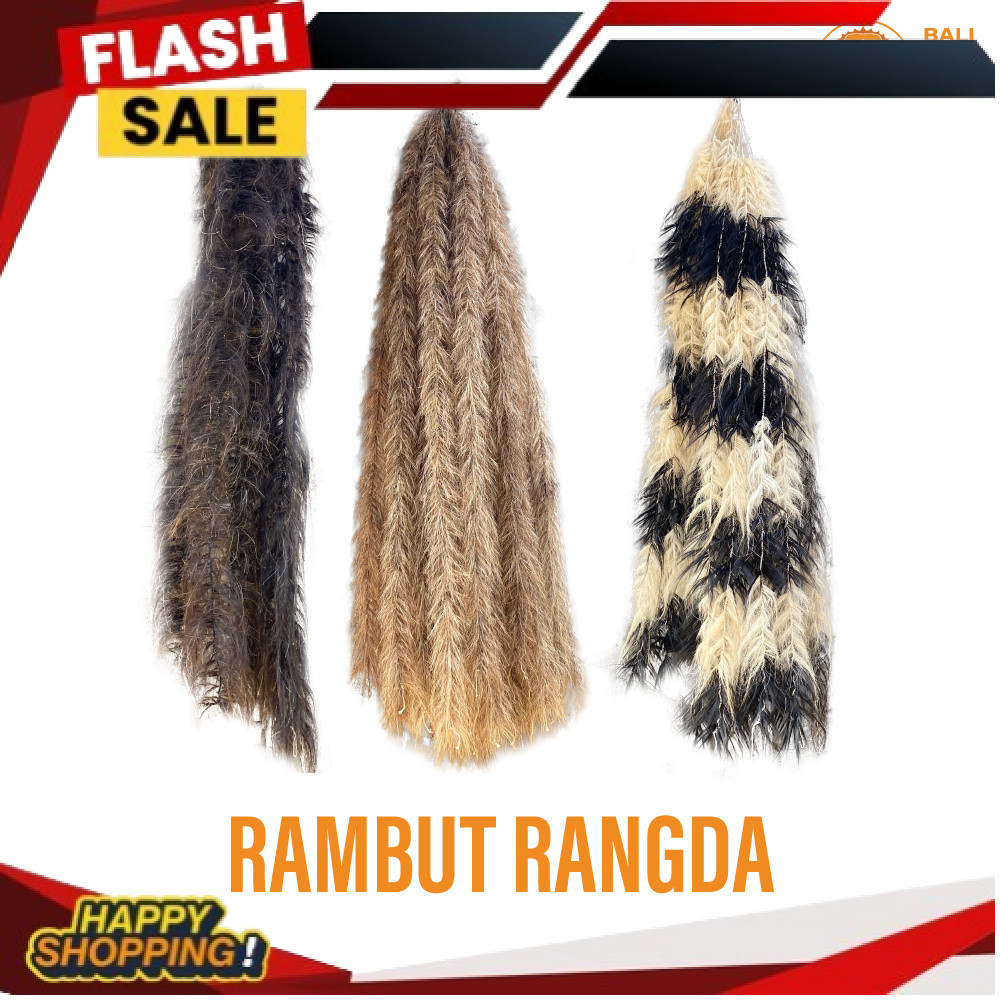 Rambut Rangda - Bok Rangda - Rambut Rangda Bali - Rangda Bali - Bulu Rangda - Bulu TERLARIS 
