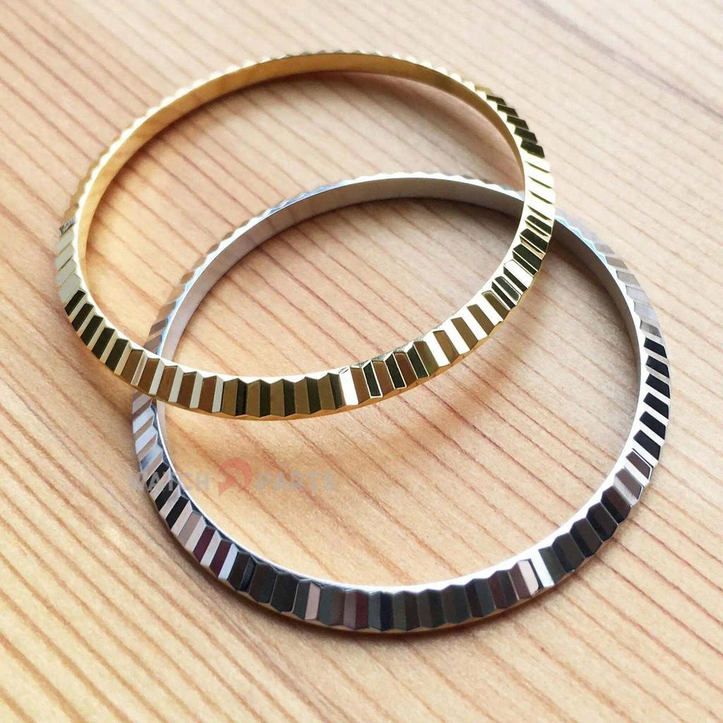 Aksesoris Jam Tangan Original Steel Fluted Ring Bezel for Rolex Datejust 36 16234 16233 Watch