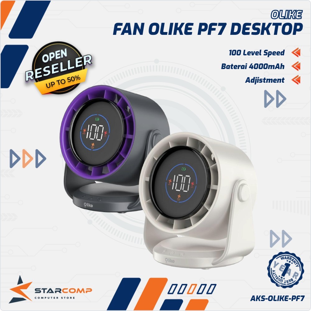 OLIKE DESKTOP FAN PF7 KIPAS MEJA PORTABLE FAN