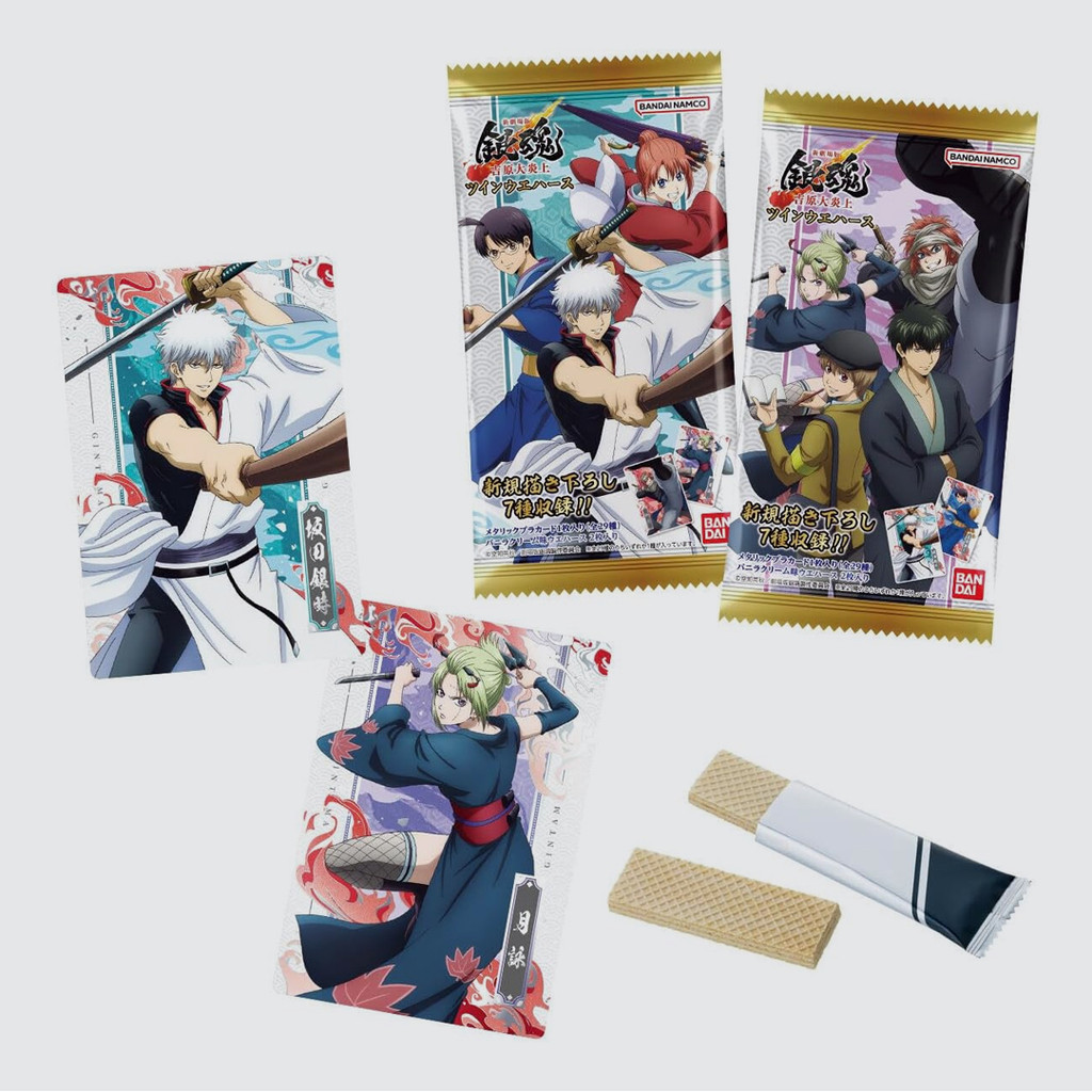 Gintama New Movie Yoshiwara Daienjo Yoshiwara in Flames Twin Wafer Card