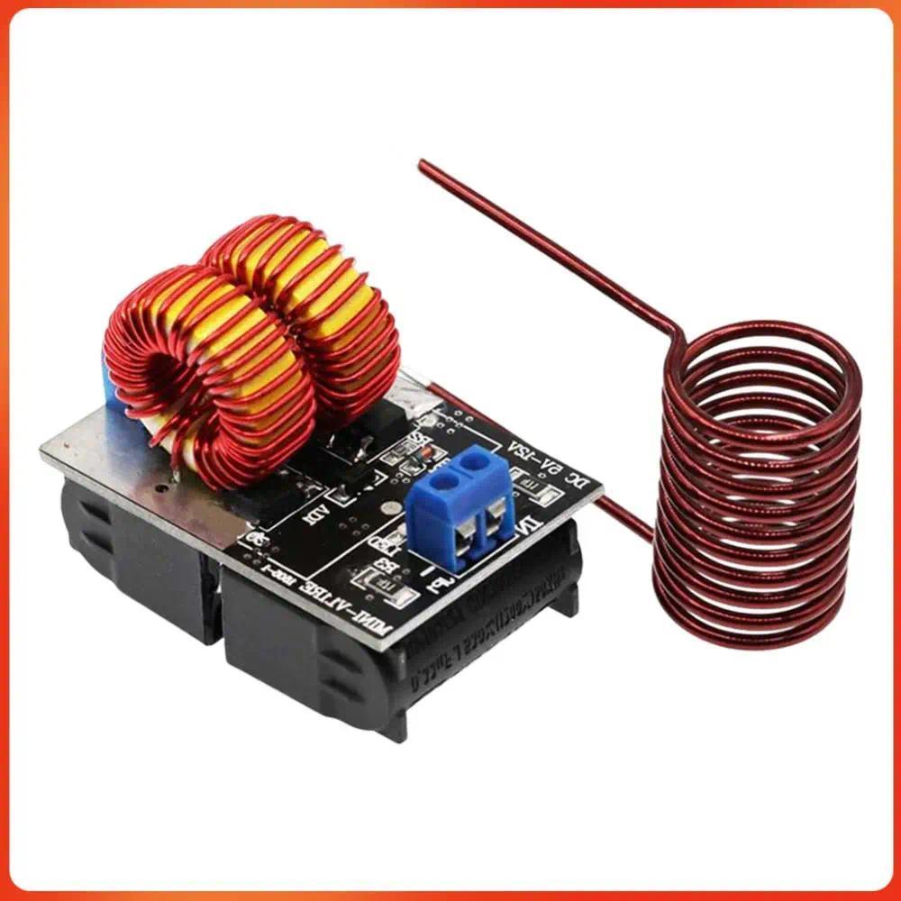 120W Mini ZVS Induction Heating Board DC 5-12.0V Input Voltage ZVS Heating Machine Power Supply Modu