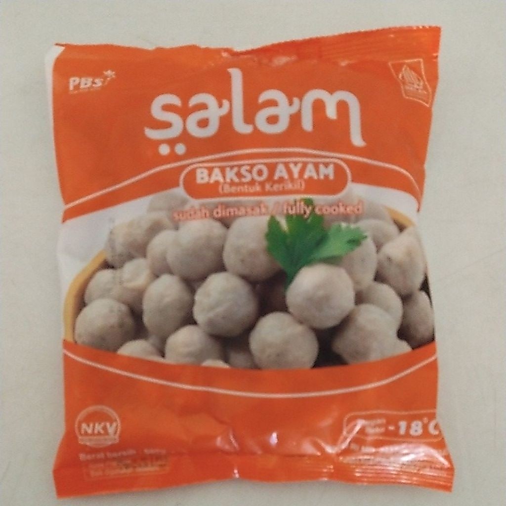 Salam Bakso Ayam Kerikil 500gr, bakso ayam kerikil