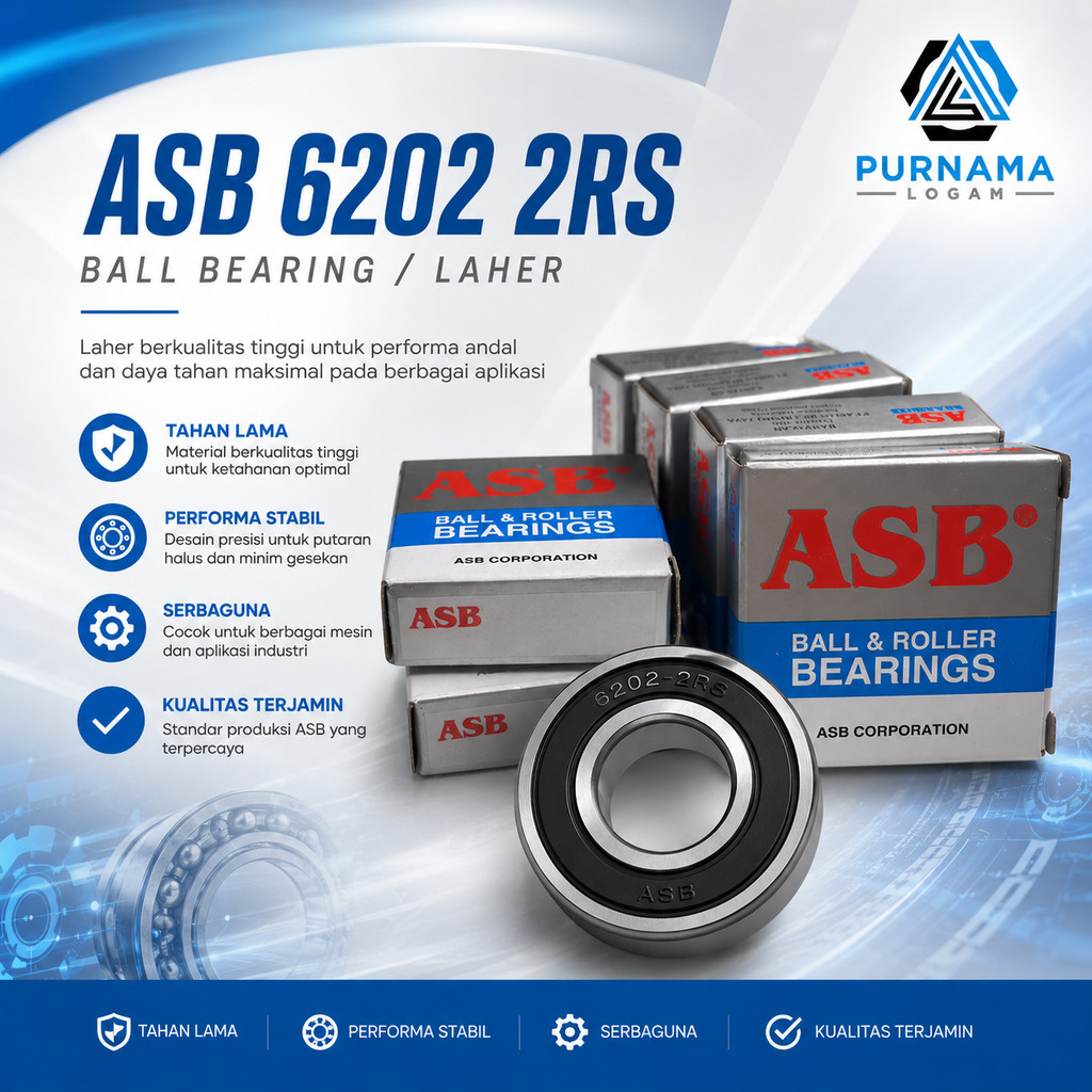 Bearing ASB 6202-2RS /15mm laker laher