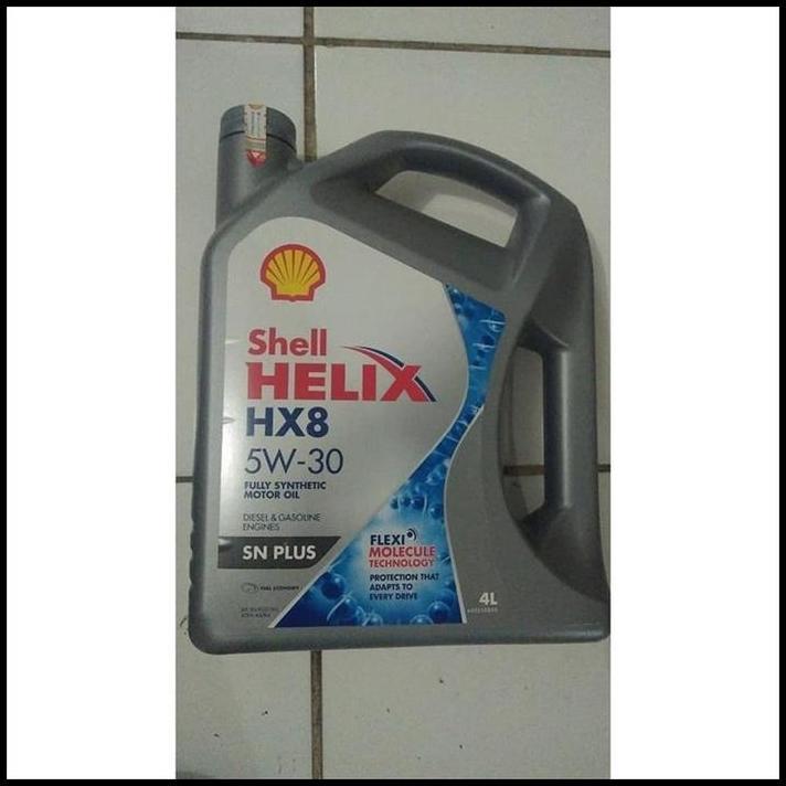 GRATIS ONGKIR OLI MESIN MOBIL SHELL HELIX HX8 5W-30 GALON 4L ORIGINAL SCAN BARCODE 
