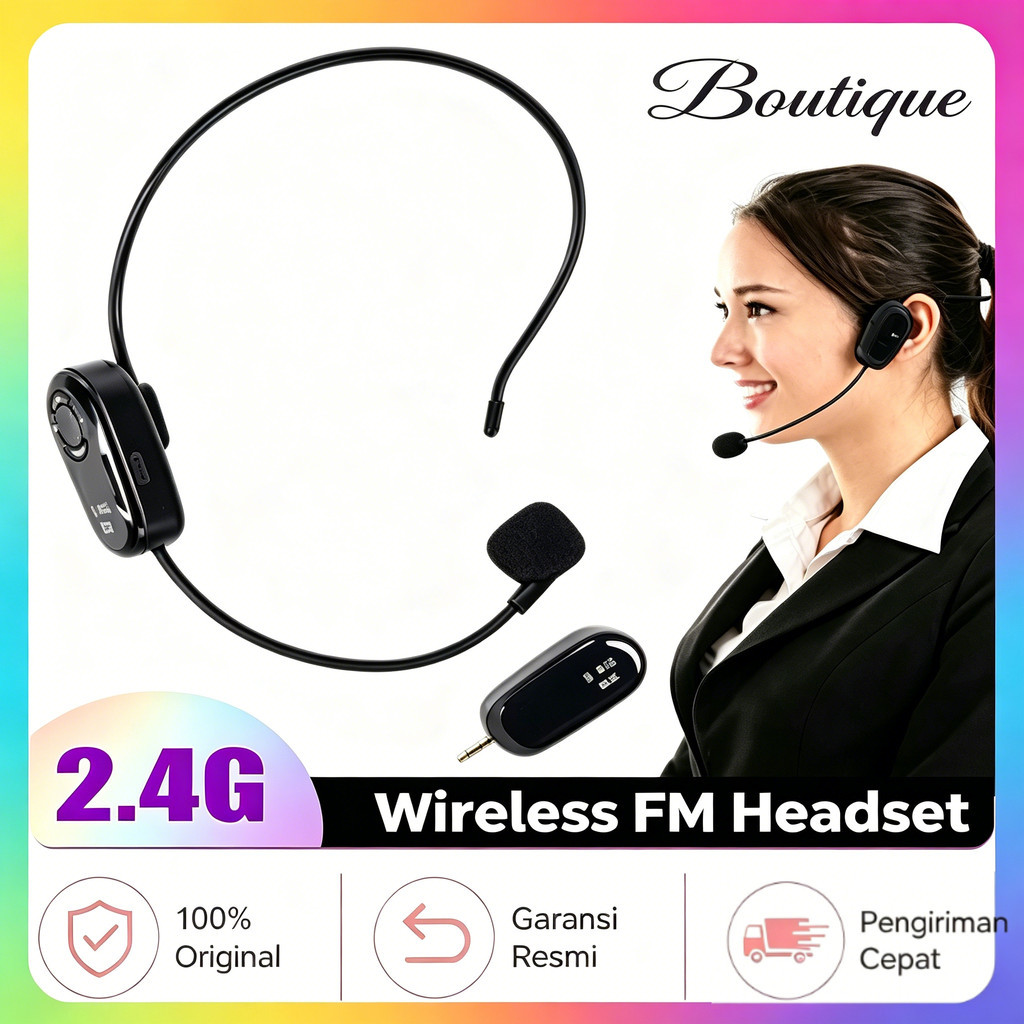 COD Mic Wireless Clip on Mic Wireless Clip on Mic Imam Masjid Wireless Mikrofon Wireless Microphone