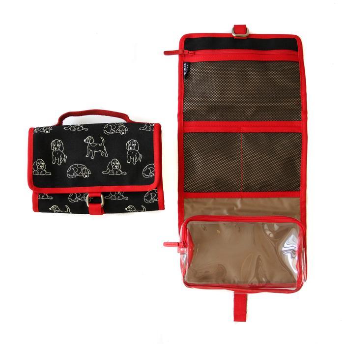 Amenity Bag Billy Black Canvas Living