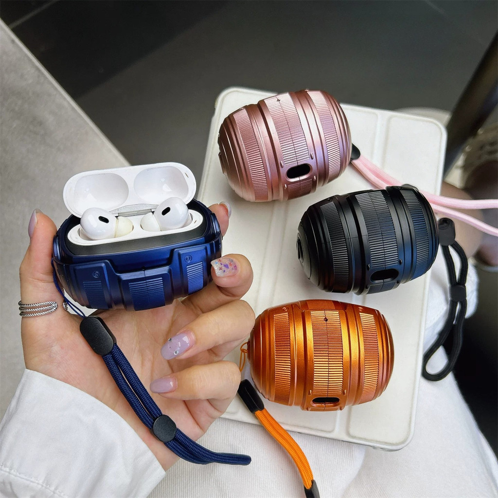 Kasing earphone kapsul ruang angkasa berlapis kreatif cocok untuk casing earphone AirPods Pro3 Orang