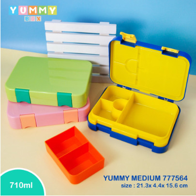 YUMMY BOX MEDIUM BENTO PP PLASTIC 777564