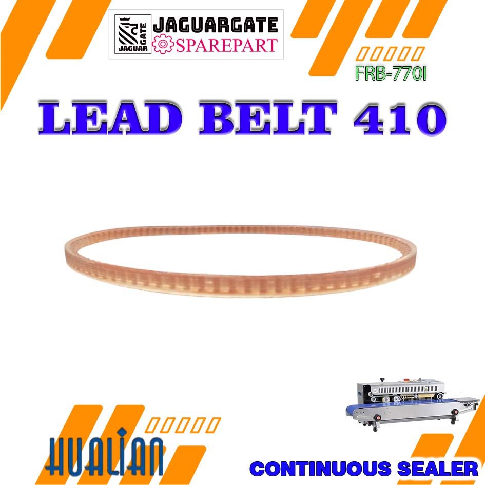 FRB-770I SPAREPART LEAD BELT 410 Continuous Band Sealer HUALIAN FRB 770I GUIDE BELT SEALER FRB770I H