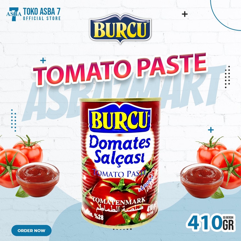 BURCU TOMATO PASTE 410 GR