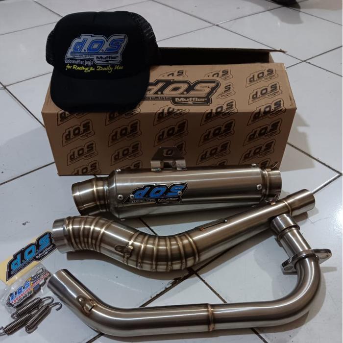 Kenalpot Dor Knalpot Racing Kompetisi DOS Original pnp CB GL GL100 MP Tiger - Tiger