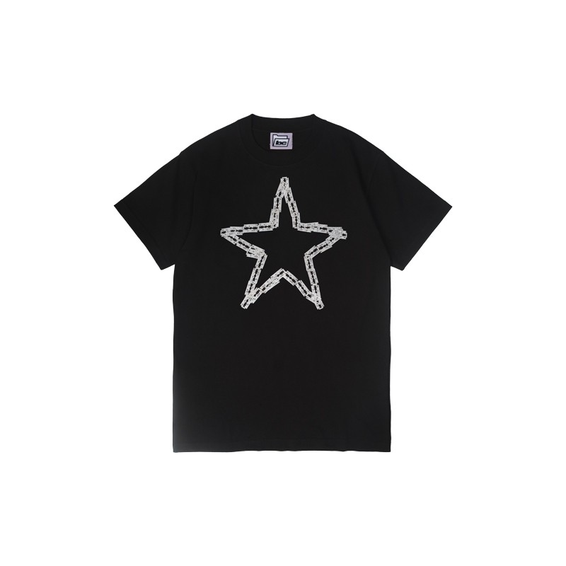 Basedclub Razor Kaos Lengan Pendek Hitam
