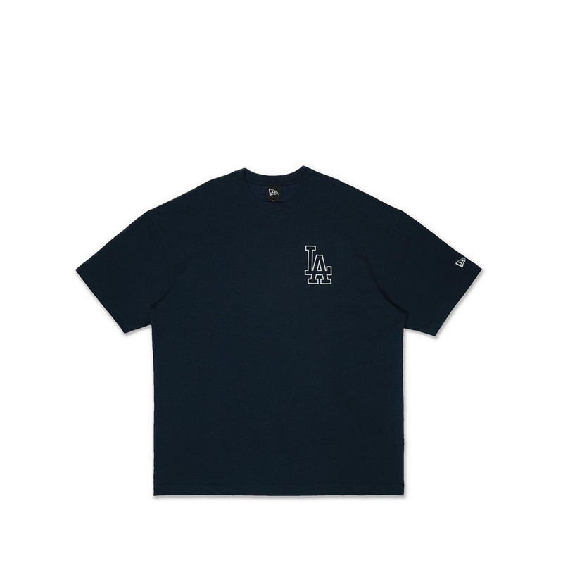 New Era Oversized Ss Tee Mlb Arch Los Angeles Dodgers Men's T-Shirt - Oceanside Blue