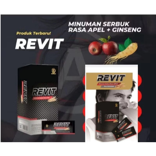 REVIT RENNER MINUMAN SERBUK RASA APEL PLUS GINSENG