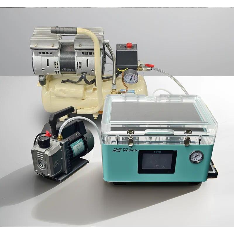 NASAN NA-SUPA S 2 in 1 Big LCD Laminator and Bubbler 12.9 inch Laminating Bubble Removing Machine Al