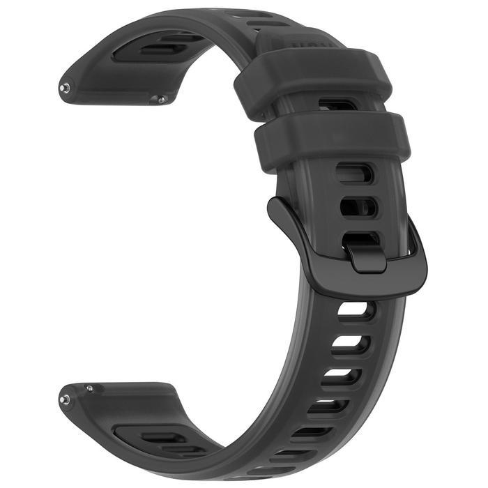 Strap Karet Lembut Universal 20/22mm For Garmin Forerunner 570 Bening 2 Warna Tahan Keringat Aksesor