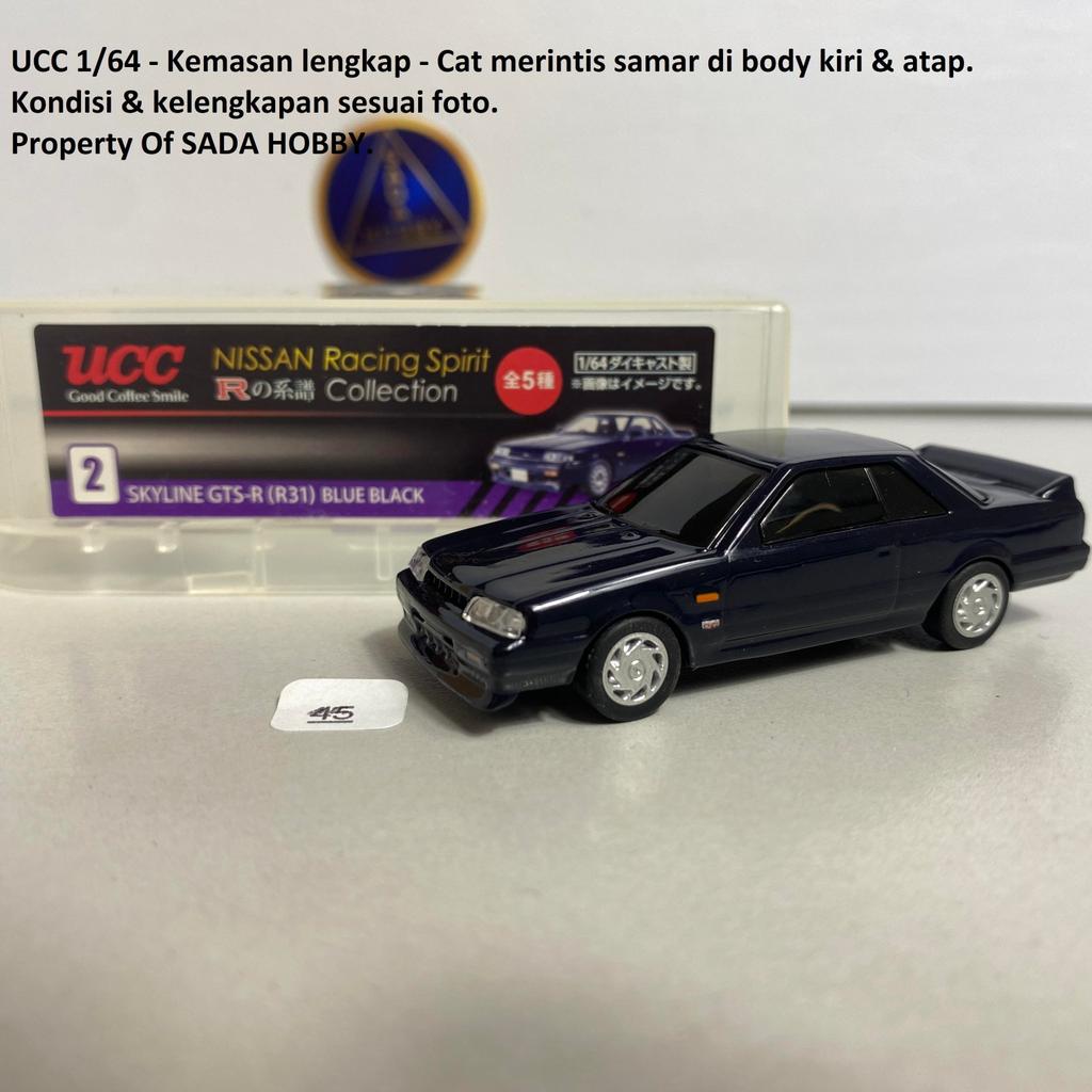 UCC 1/64 Nissan Skyline GTS-R R31 Black Fullset