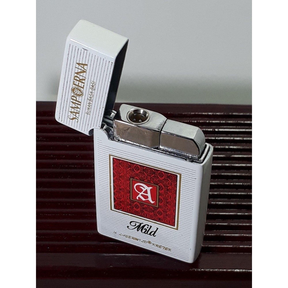 Vapa Zipp. . .KOREK API BARA MODEL SAMPOERNA MILD MERAH KOREK LIGHTER MANCIS UNIK - KOREK BARA SAMPO