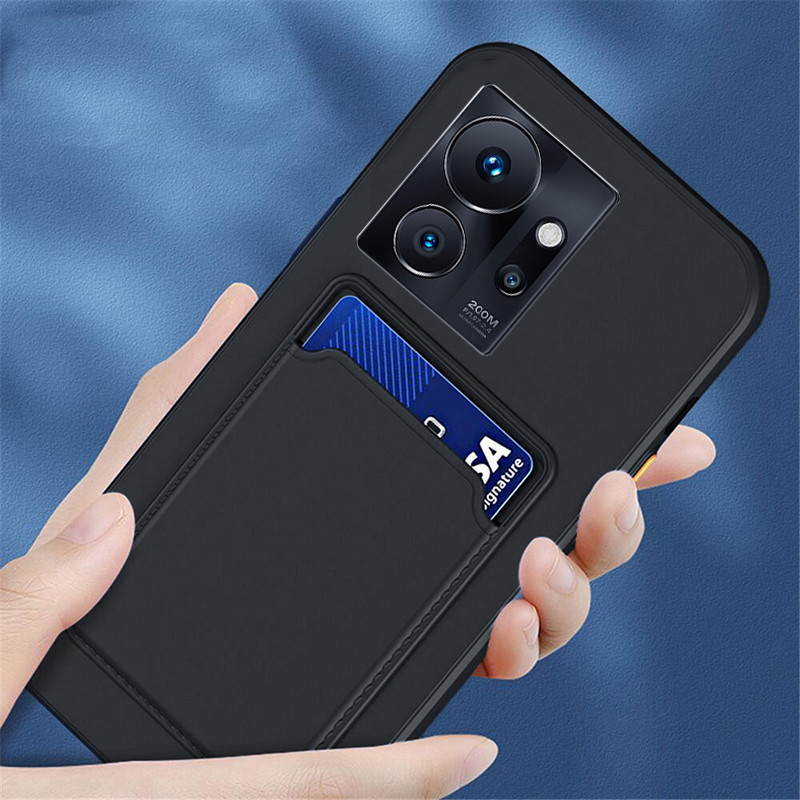 Untuk Infinix Zero Ultra Phone Case Card Slot Lens Cover Soft Silicone Shockproof Cover untuk Infini