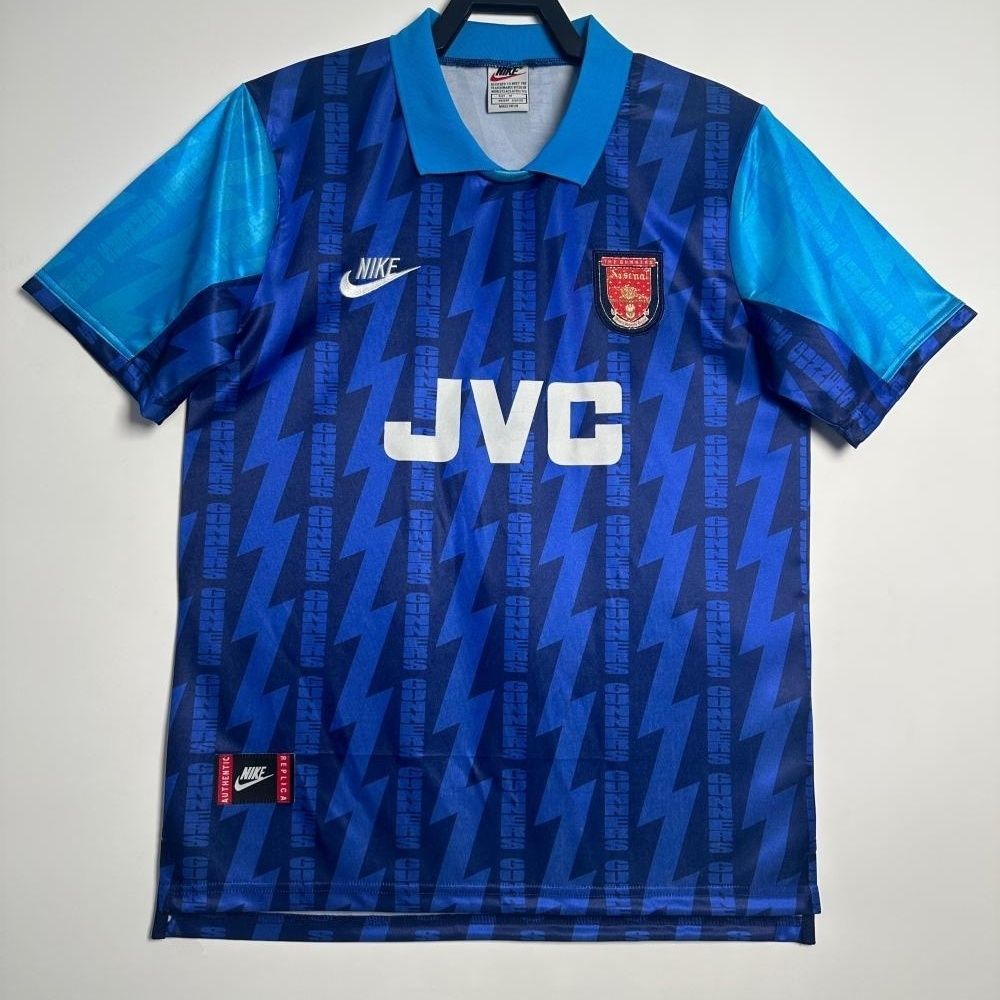 1994-95 Lengan pendek jersey retro tandang Arsenal