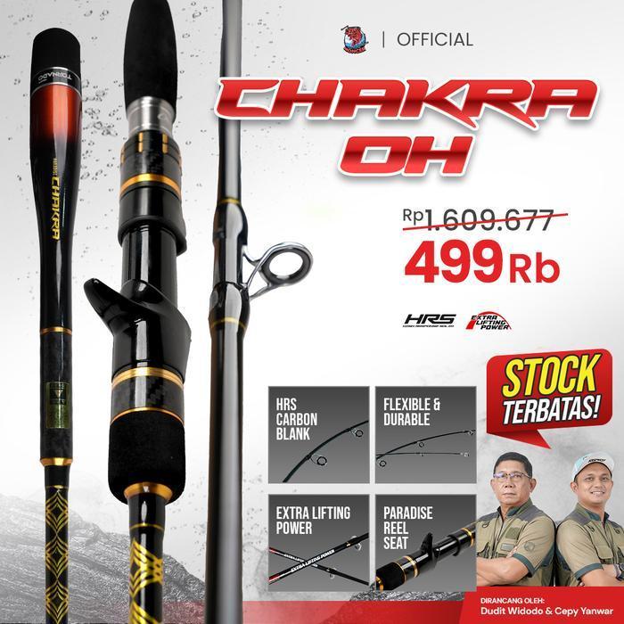 PARADISE - Joran Pancing Paradise Chakra OH Overhead Joran Pancing Specialist Jigging Mancing 180CM