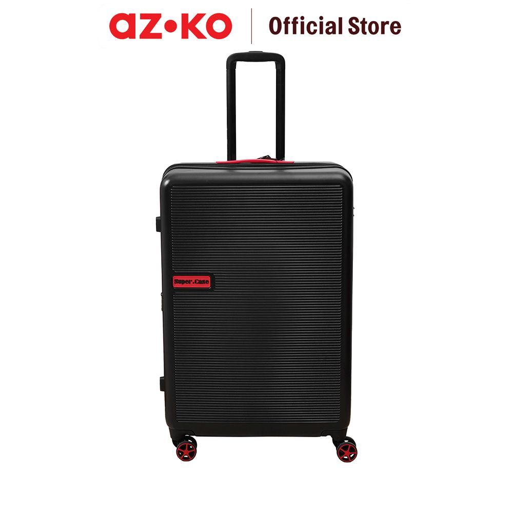 AZKO Supercase Zoomer Koper PC TSA Lock Expandable Suitcase Travel Bag Luggage Kabin Bagasi