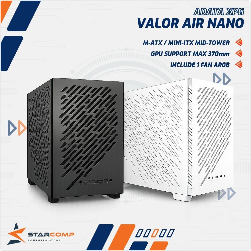 Casing ADATA VALOR AIR NANO M-ATX Include 1 Fan