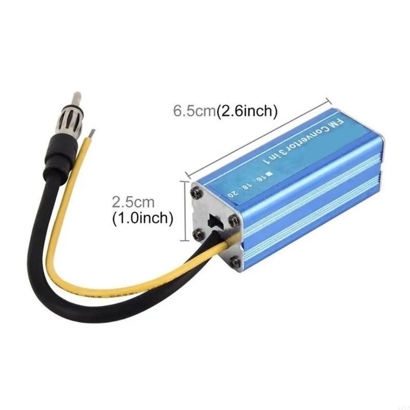 Frequency Changer Converter with Metal Cover Antenna Radio FM Band Expander