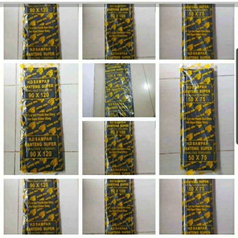 Kantong Plastik Sampah Hitam / Kantong Plastik Sampah Warna Hitam / Plastik Sampah Hitam Tebal Termu