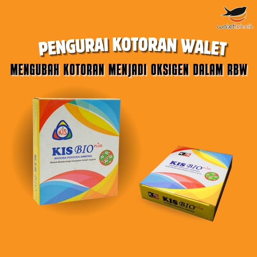 Bio Plus Mikroba Pengurai Amonia Limbah Organik KIS / Pembersih Amoniak dan pengurai kotoran walet