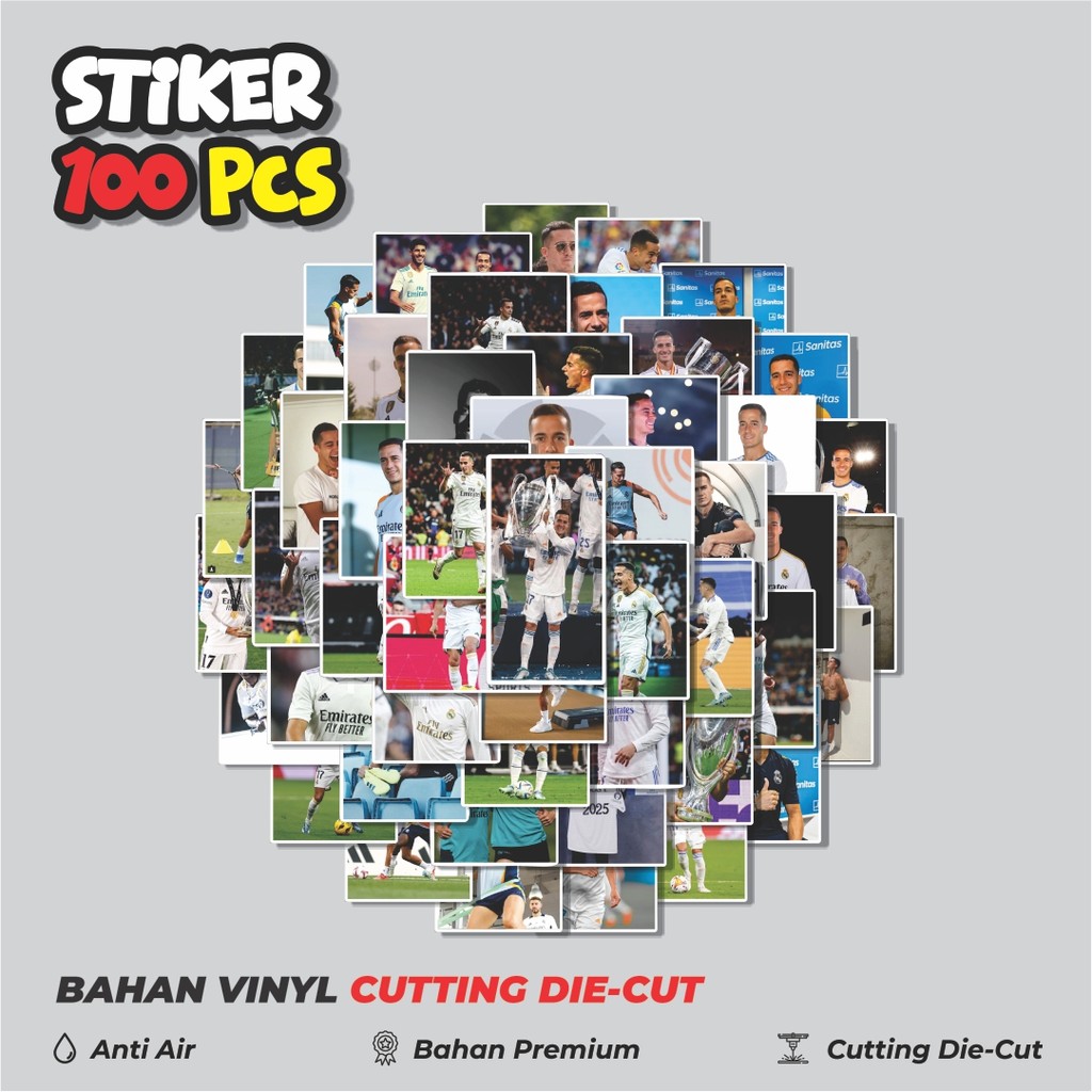 

Terbaru! 50 pcs Stiker RM Lucas Vázquez V1 Dekorasi Lucu Kreatif untuk Notebook, Skateboard, HP