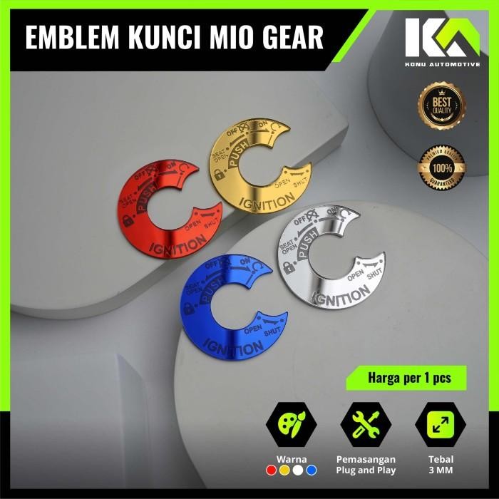 COVER KUNCI MIO M3 MIO GEAR 125 EMBLEM GARNISH TUTUP KUNCI YAMAHA MIO