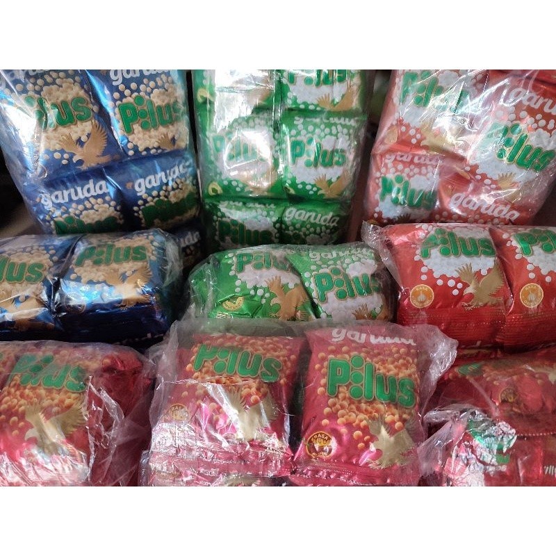 HM SNACK GARUDA PILUS 1rtg x 10bungkus Ecer 500an PILUS Garuda Renteng