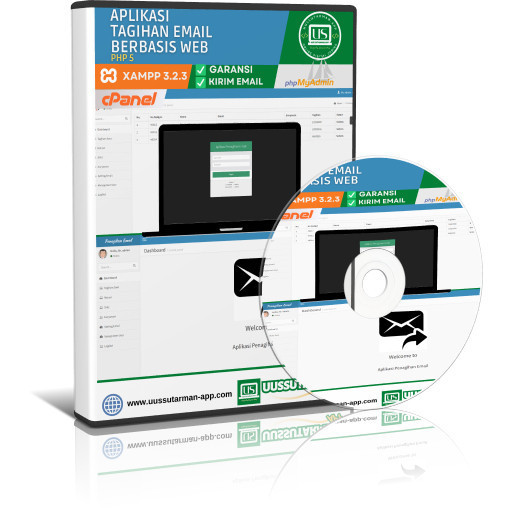 Aplikasi tugas akhir dan skripsi Tagihan Email berbasis web menggunakan SMTP dan wajib online