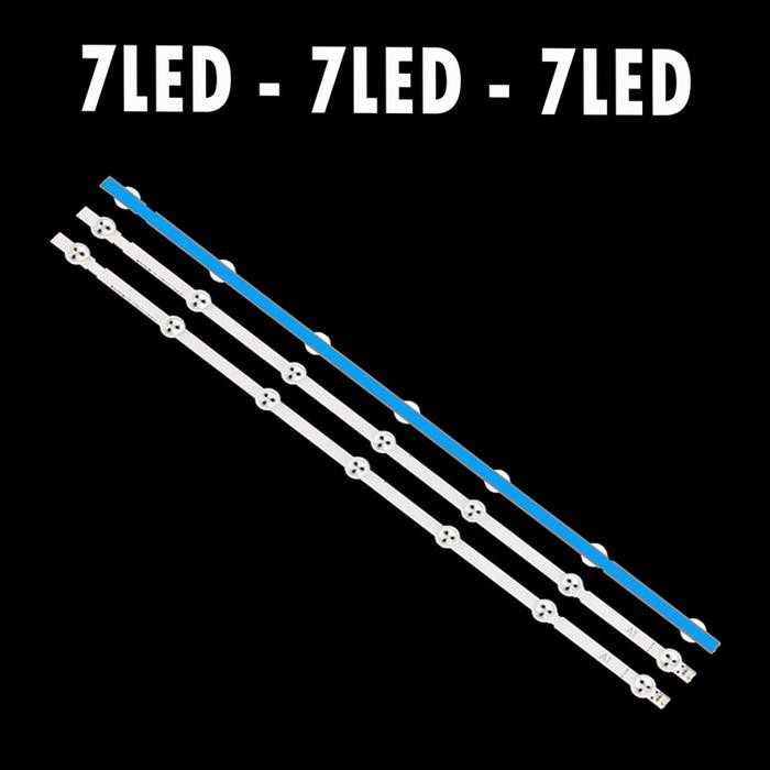 LG Backlight Original untuk Model 32LN5100 32LB530A 32LN5400 32LN5900 Reflektor Double Tape 7LED-7LE