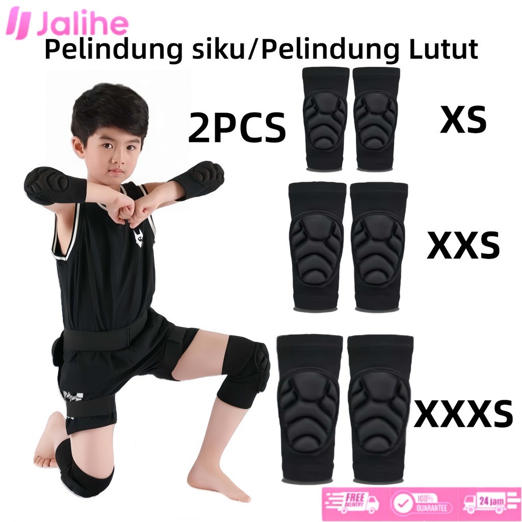 micca 2PCS Deker Anak Lutut Balita Sepasang/Deker Anak Kaki Tangan Siku Lutut Pelindung/Deker Lutut