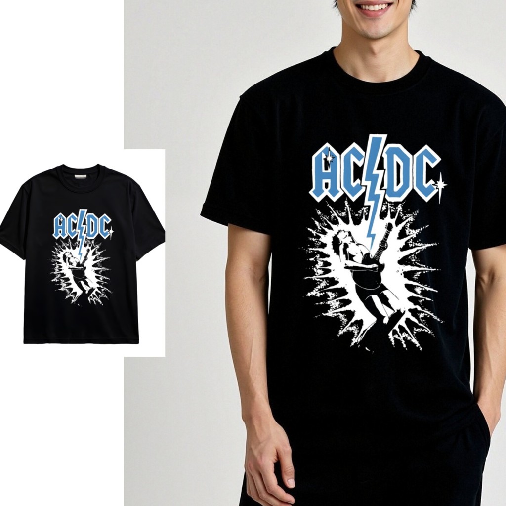 Kaos Band “Rock Revival” Kaos Hitam / Kaos Terlaris Klub Rock - Kaos pria