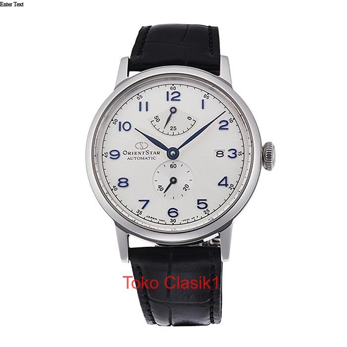 Original 100% Jam Tangan Pria Orient Star Classic Heritage RE-AW0004S Gothic Power Reserve Small Whi