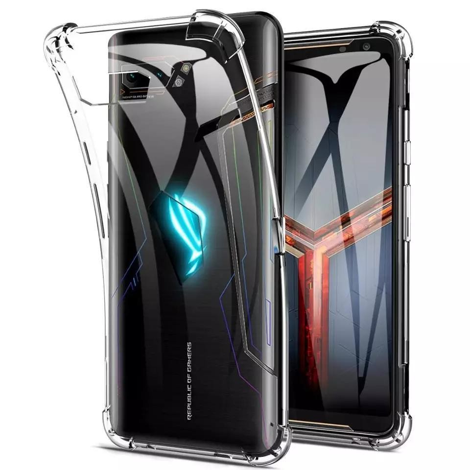 CASE ASUS ROG PHONE 2 SOFTCASE ANTICRACK AIRBAG CASING TRANSPARANT ANTI SHOCK