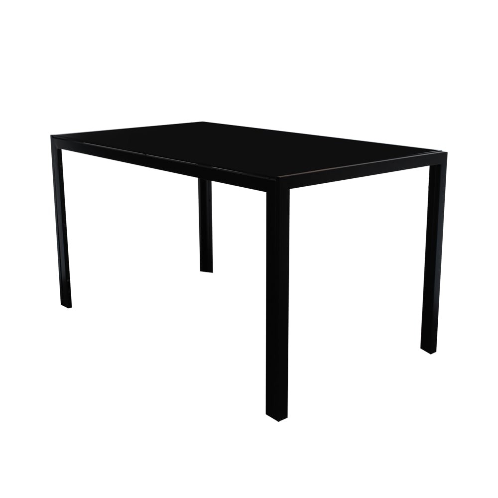 Informa Marven Meja Makan - Hitam Dining Table Dinner Table Meja Kursi Ruang Makan Aesthetic Furnitu