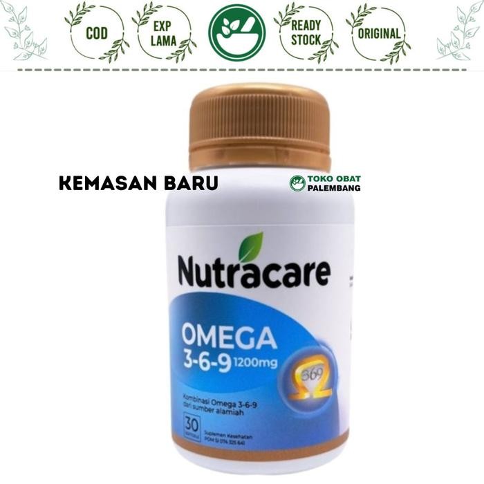 [  STECUU ] Nutracare Omega 369 30 kapsul OMEGA 3 6 9 EPA DHA FISH OIL MINYAK IKAN