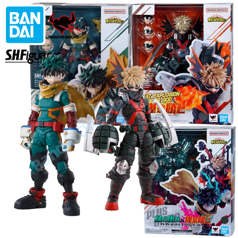 In Stock Bandai My Hero Academia S.H.Figuarts SHF Hatsuki Bahugo Deku Accessories Anime Action Figur