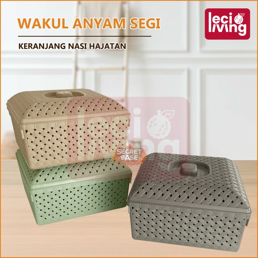 WAKUL ANYAM SEGI - Besek Nasi Berkat Jaman Now / Keranjang Nasi Hajatan / Tempat Berkatan Unik