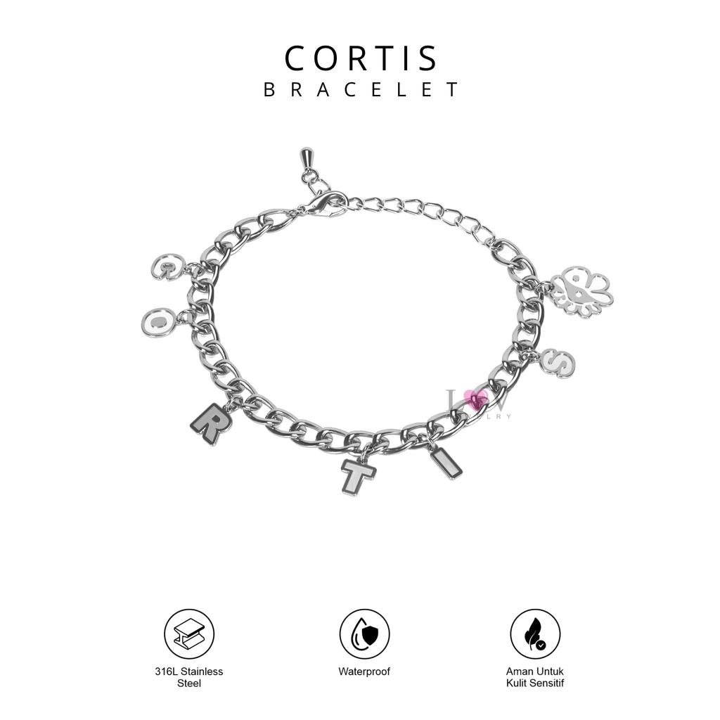 Gelang CORTIS Chain - Fanmade Aksesoris Kpopers Korea Stainless Steel Anti Karat - Cortis Bracelet