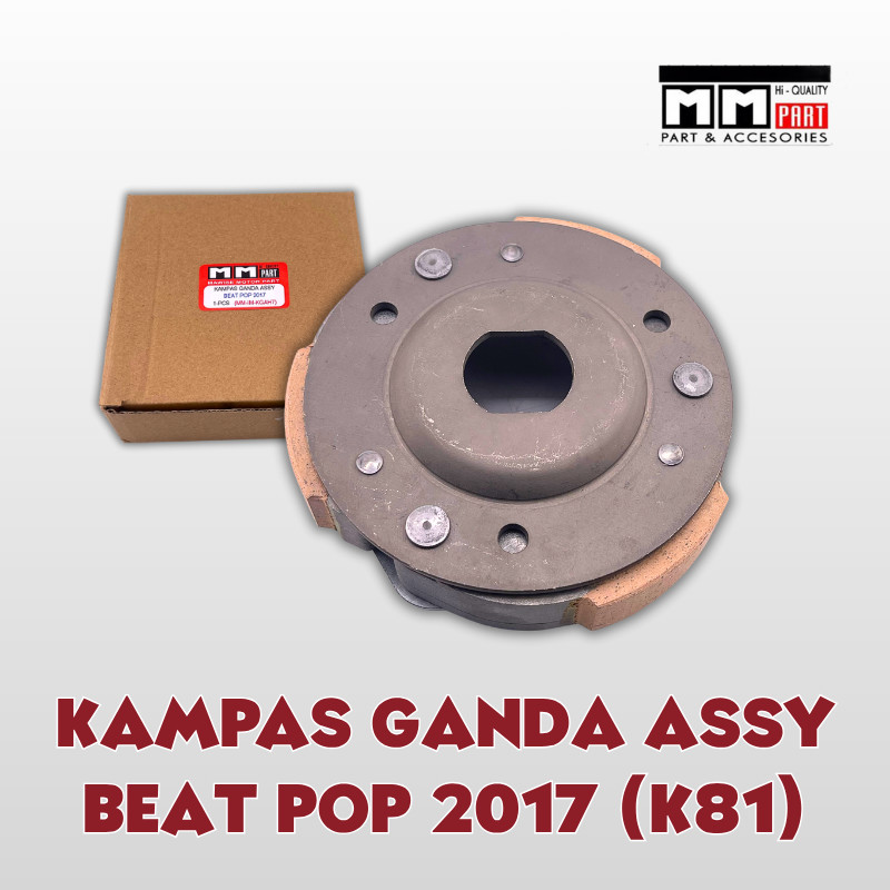 KAMPAS GANDA ASSY BEAT POP 2017 K81 - CLUTCH KOPLING GANDA BEAT SPORTY STREET VARIO 110 SCOOPY ESP