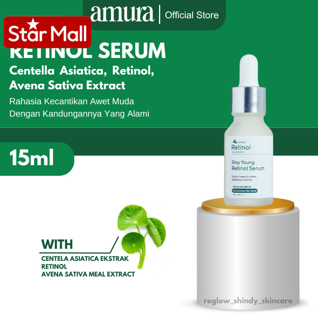 Amura Retinol Serum - Atasi Flek Hitam & Kerutan