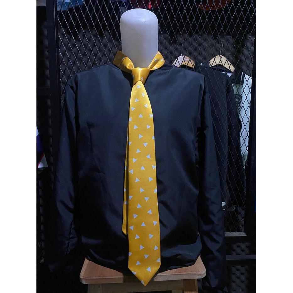 Dasi Anime Motif Haori Zenitsu Demon Slayer Full Printing