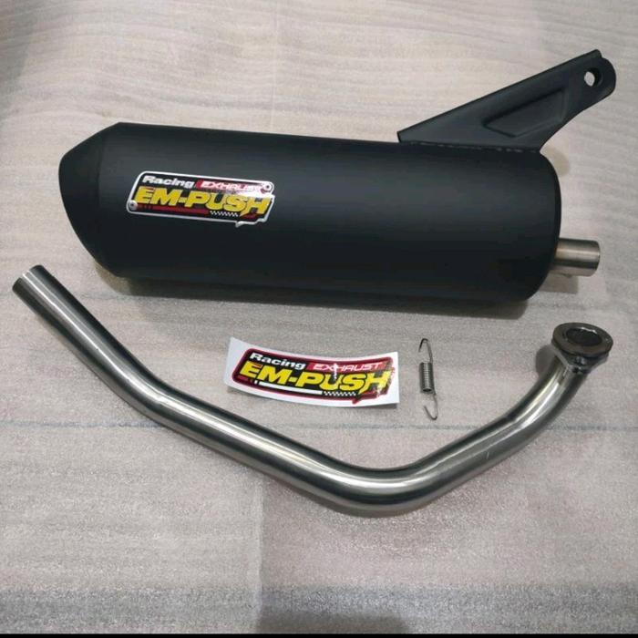 Knalpot Standar Racing Empush MP7 Mpring, Beat, Scoopy, Genio, Deluxe - Beat karbu/fi